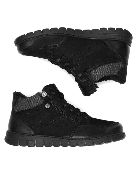 Go Soft Go Soft Botine WI23-GHANA-07 Negru