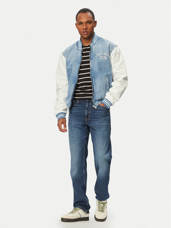 Tommy Jeans Tommy Jeans Bomber stila jaka DM0DM22498 Zils Regular Fit
