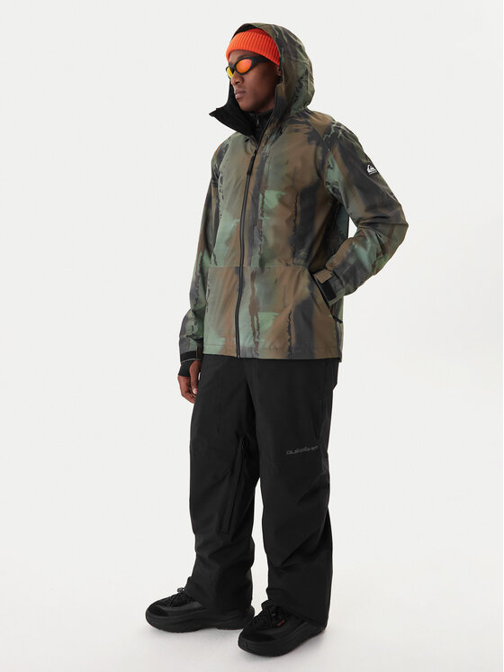 Quiksilver Quiksilver Kurtka snowboardowa Muldrow EQYTJ03493 Zielony Regular Fit