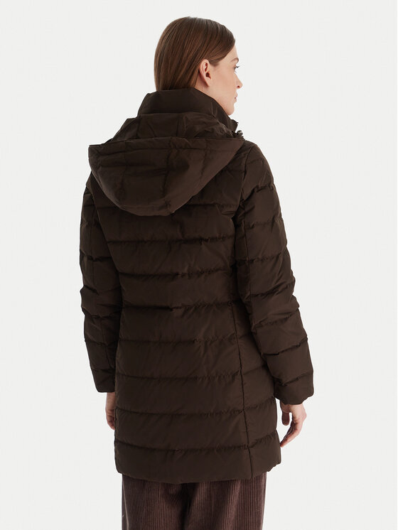 Tommy Hilfiger Tommy Hilfiger Pehelykabát WW0WW47540 Barna Slim Fit