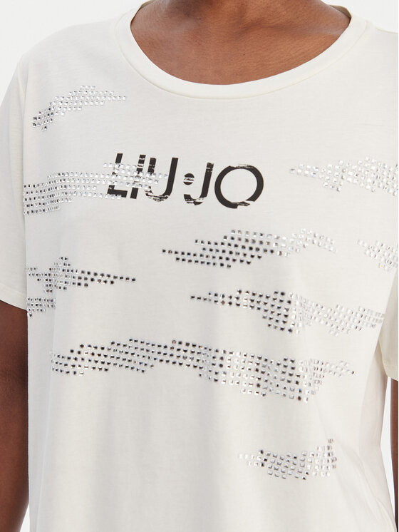 Liu Jo Sport Liu Jo Sport Póló TA6265 JS923 Fehér Regular Fit