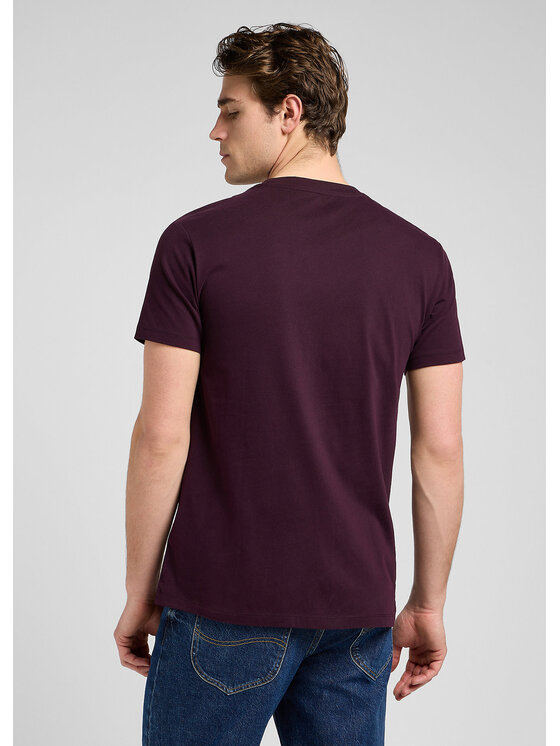 Lee Lee T-Shirt Style Alex Czerwony Regular Fit