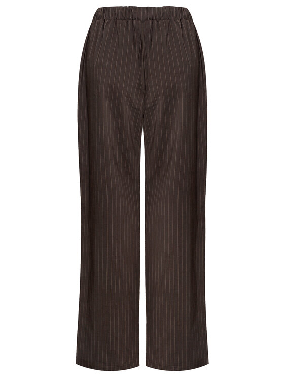 Magda Matyja Magda Matyja Spodnie materiałowe Roberta Trousers Brązowy Slim Fit