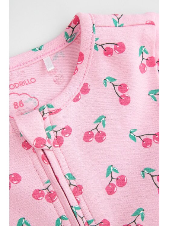 Coccodrillo Coccodrillo Pajac WC6404203PJS-007 Różowy Regular Fit
