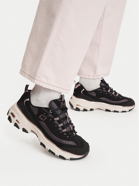 Skechers Tenisice D'Lites 150873/BKRG Crna