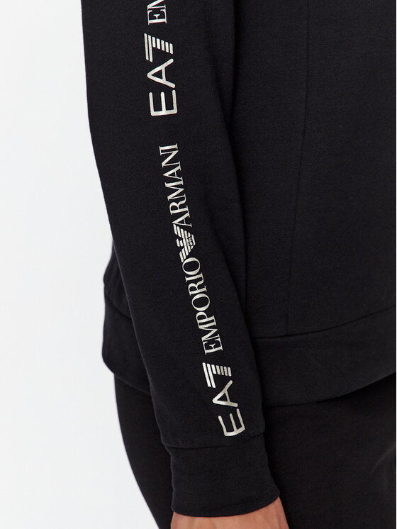 EA7 Emporio Armani EA7 Emporio Armani Суитшърт 6RTM09 TJPLZ 0200 Черен Regular Fit