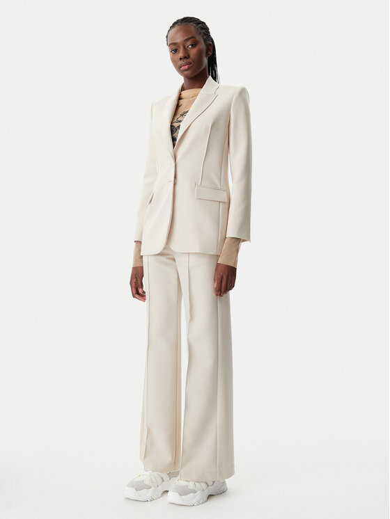 Patrizia Pepe Patrizia Pepe Pantaloni di tessuto 8P0709/A533-B814 Beige Regular Fit