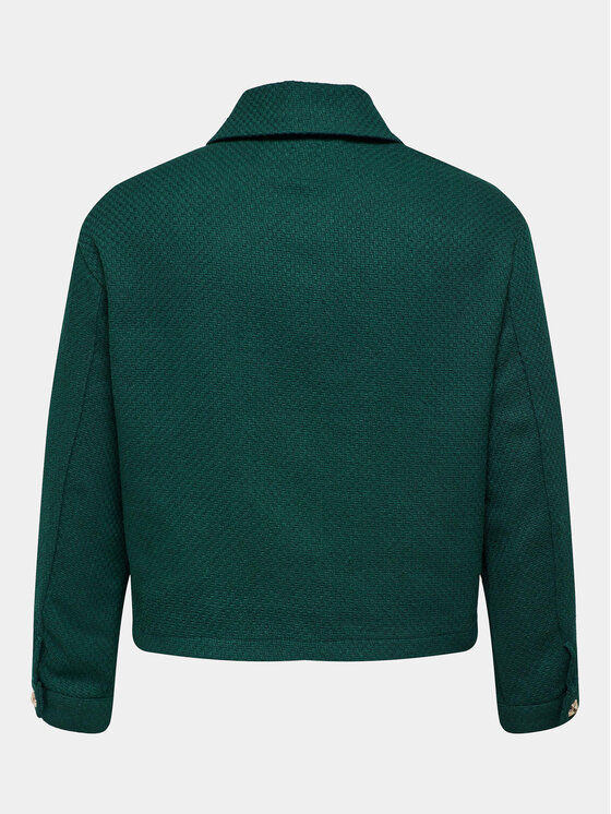 ONLY Carmakoma ONLY Carmakoma Преходно яке Emily 15307484 Зелен Regular Fit
