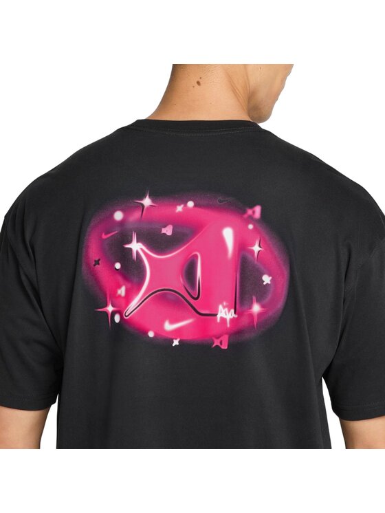 Nike Nike T-Shirt AW U NK DF AJA AIRBRUSH TEE Czarny Regular Fit