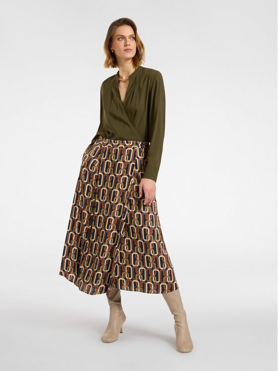 Elena Mirò Elena Mirò Blusa 2135P000173N0F5 Verde A-Line Fit