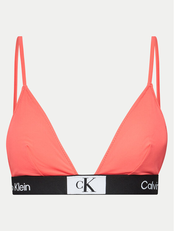 Calvin Klein Swimwear Calvin Klein Swimwear Bikinio viršus KW0KW02451 Koralų