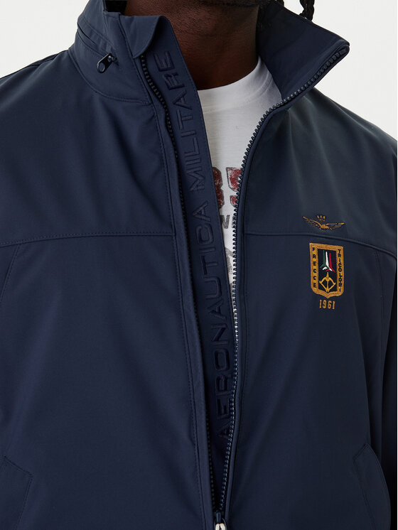 Aeronautica Militare Aeronautica Militare Bomber stila jaka 261AB3050UCT04290 Tumši zils Regular Fit