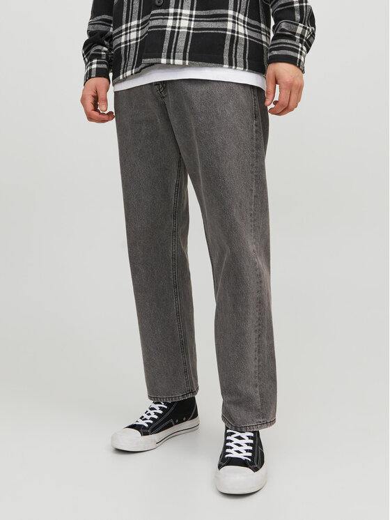 Jack&Jones Džinsi 12237645 Pelēks Loose Fit