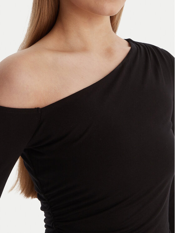 Guess Guess Bluse W6RP02 KC1J2 Schwarz Regular Fit