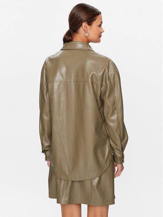 Guess Guess Koszula W3YH57 WF8Q0 Brązowy Relaxed Fit
