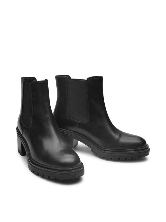 Geox Geox Škornji D Damiana E D16QCE 00043 C9999 Črna