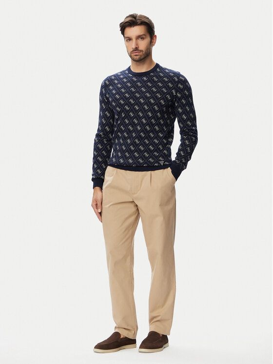Guess Guess Пуловер M6YR11 Z0916 Тъмносин Regular Fit