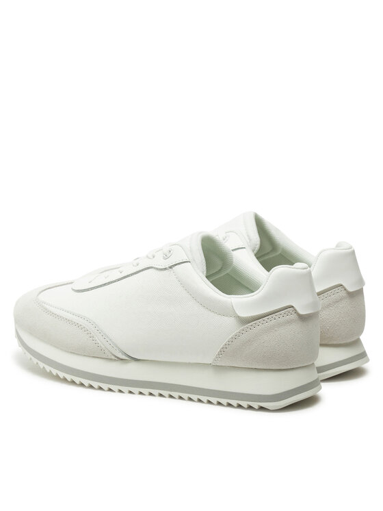 Calvin Klein Calvin Klein Снікерcи Runner Lace Up - Mono Mix HW0HW02294 Білий