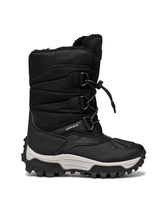 Cizme de zăpadă Geox J Himalaya Boy B Abx J46FRA 0FU50 C9999 S Negru