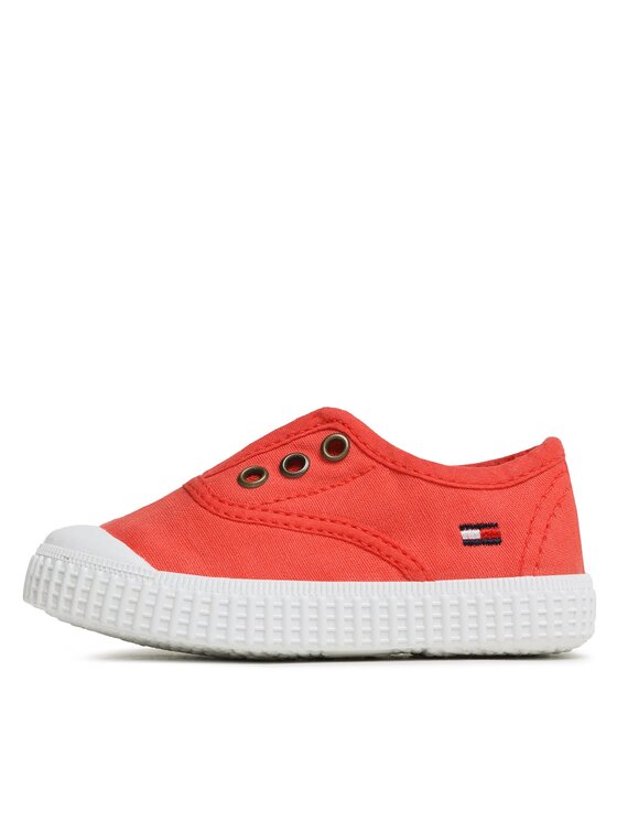 Tommy Hilfiger Tommy Hilfiger Sneakers aus Stoff Low Cut Easy - On Sneaker T1X9-32824-0890 M Rot