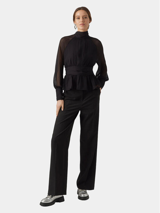 Vero Moda Vero Moda Majica AWARE 10295842 Crna Regular Fit