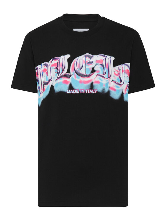 PHILIPP PLEIN PHILIPP PLEIN Tričko 1345 Čierna Regular Fit
