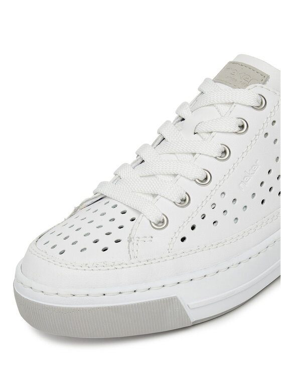 Rieker Rieker Sneakersy L8849-80 Biały
