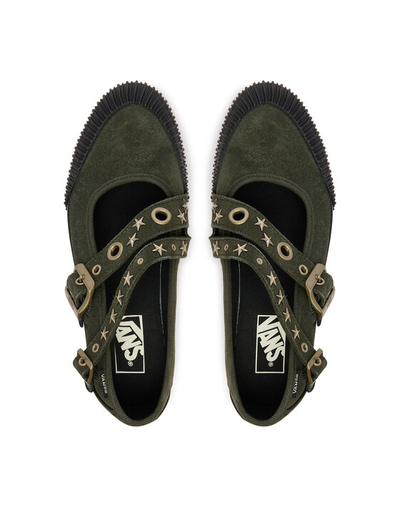 Vans Vans Īsi apavi Mary Jane Straps VN000D9AOLV1 Zaļš
