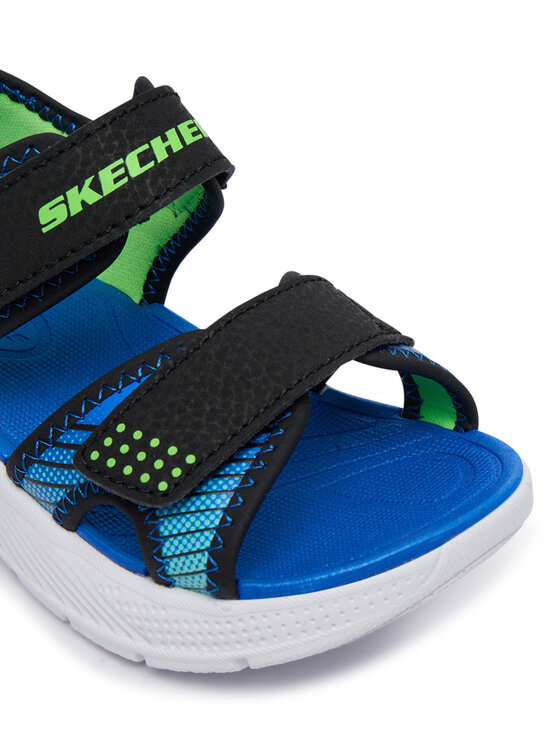 Skechers Skechers Sandále Microspec-Splash 407034N/BKLM Modrá