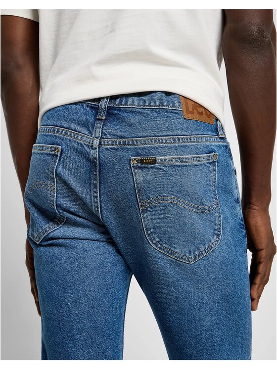 Lee Lee Jeansy RIDER Niebieski Slim Fit