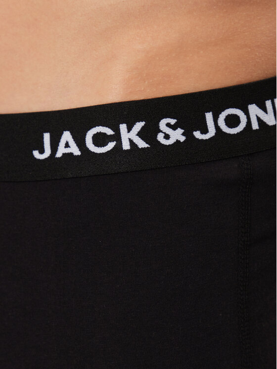 Jack&Jones Jack&Jones Set od 10 pari bokserica Solid 12189937 Crna