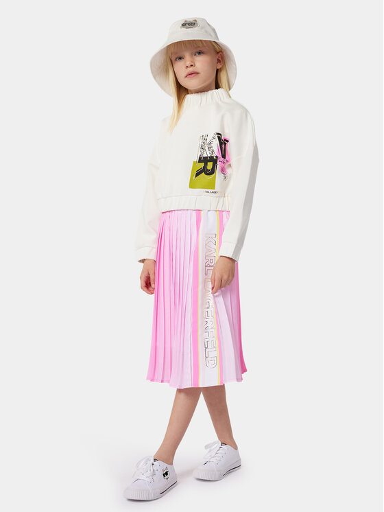 Karl Lagerfeld Kids Svārki Z30094 S Rozā Regular Fit