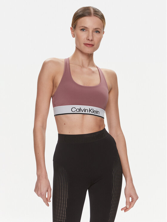 Sport melltartó Calvin Klein Performance, Méret: XS, Rózsaszín, 00GWS4K170