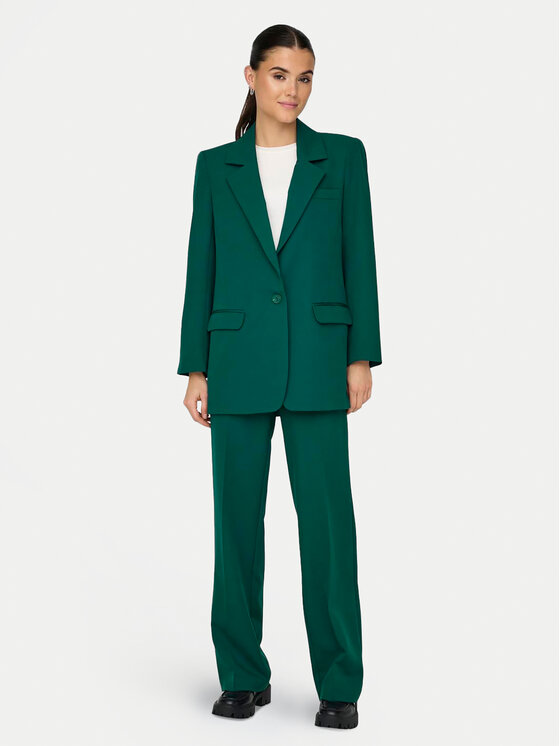 ONLY ONLY Giacca da abito Lana-Berry 15245698 Verde Oversize