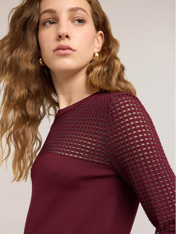 Motivi Motivi Maglione M396W004109N036 Bordeaux Regular Fit