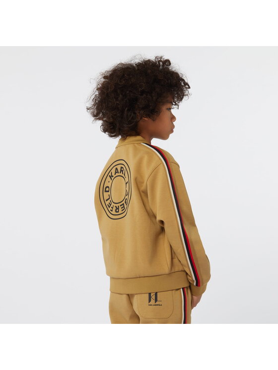 Karl Lagerfeld Kids Karl Lagerfeld Kids Bluza Z30256/239 Brązowy Regular Fit