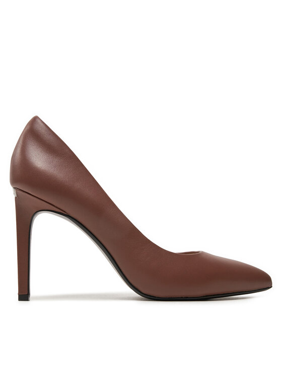 Calvin Klein Štikle Heel Pump HW0HW02171 Smeđa