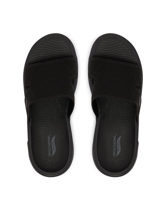 Skechers Skechers Şlapi GO WALK Arch Fit 2.0 140865/BBK Negru