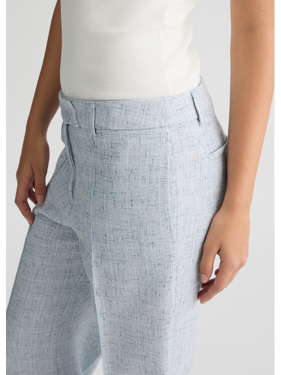 Liu Jo Liu Jo Pantaloni di tessuto WA5425T4313M9489 Celeste Regular Fit