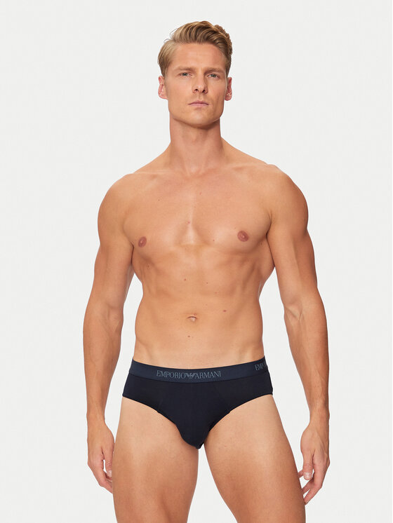 Emporio Armani Underwear Emporio Armani Underwear Набір з 3 пар сліпів 111624 4F722 75536 Cиній