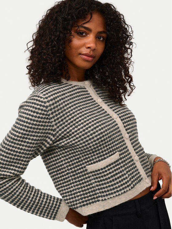 Kaffe Kaffe Kardigan Ellery 10509031 Beež Regular Fit