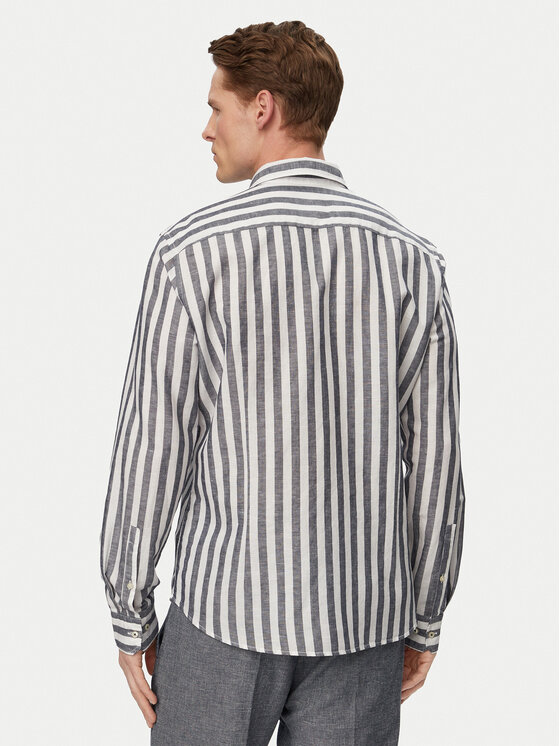 JOOP! JOOP! Srajca Pit1 30102693 Mornarsko modra Slim Fit