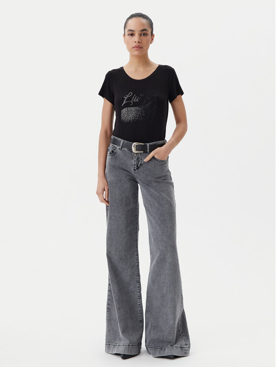 Liu Jo Beachwear Liu Jo Beachwear T-shirt VA5157 JS360 Nero Regular Fit