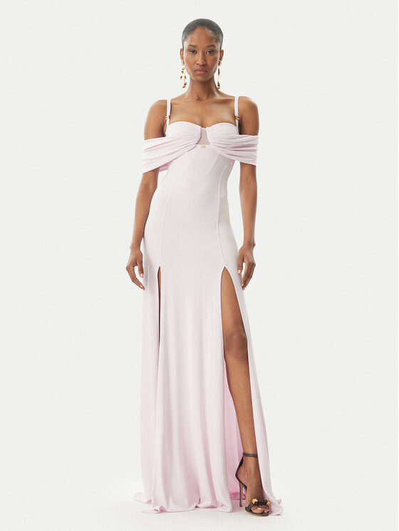 Elisabetta Franchi Rochie de seară AB-R08-51E2-V800 Roz Regular Fit