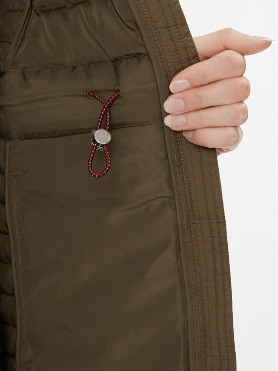 Tommy Hilfiger Tommy Hilfiger Пуховик Feminine WW0WW39861 Хакі Regular Fit