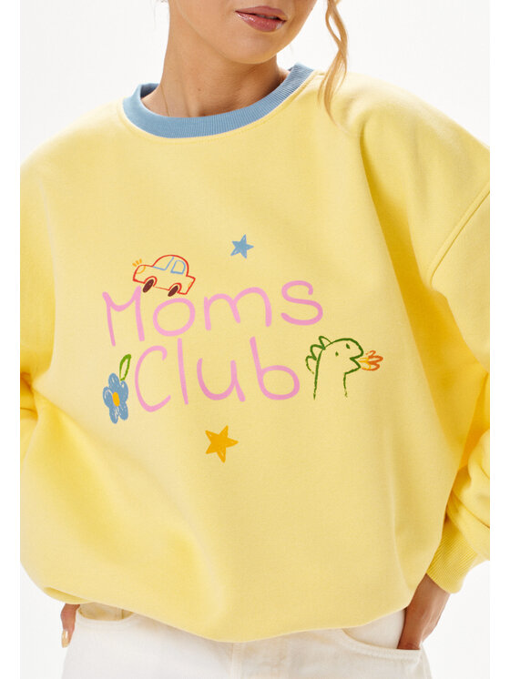 Mirons Mirons Bluza soft Żółty Regular Fit