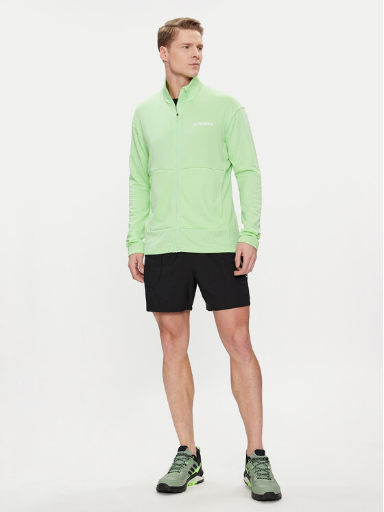adidas adidas Технічний світшот Terrex Multi Light IQ3741 Зелений Slim Fit