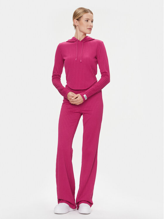 Guess Guess Bluza Anneka V4RQ03 KC2U2 Różowy Regular Fit