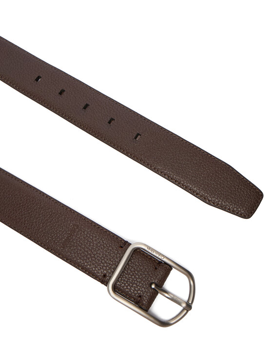 Calvin Klein Calvin Klein Pasek Męski Round Buckle 35Mm LV04D7024G Brązowy