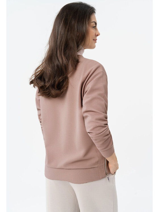 Volcano Volcano Bluza B-ARI Beżowy Regular Fit